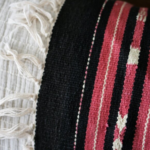 Vintage Woven Southwestern Design Rug 23" x 36" - Picture 3 of 6